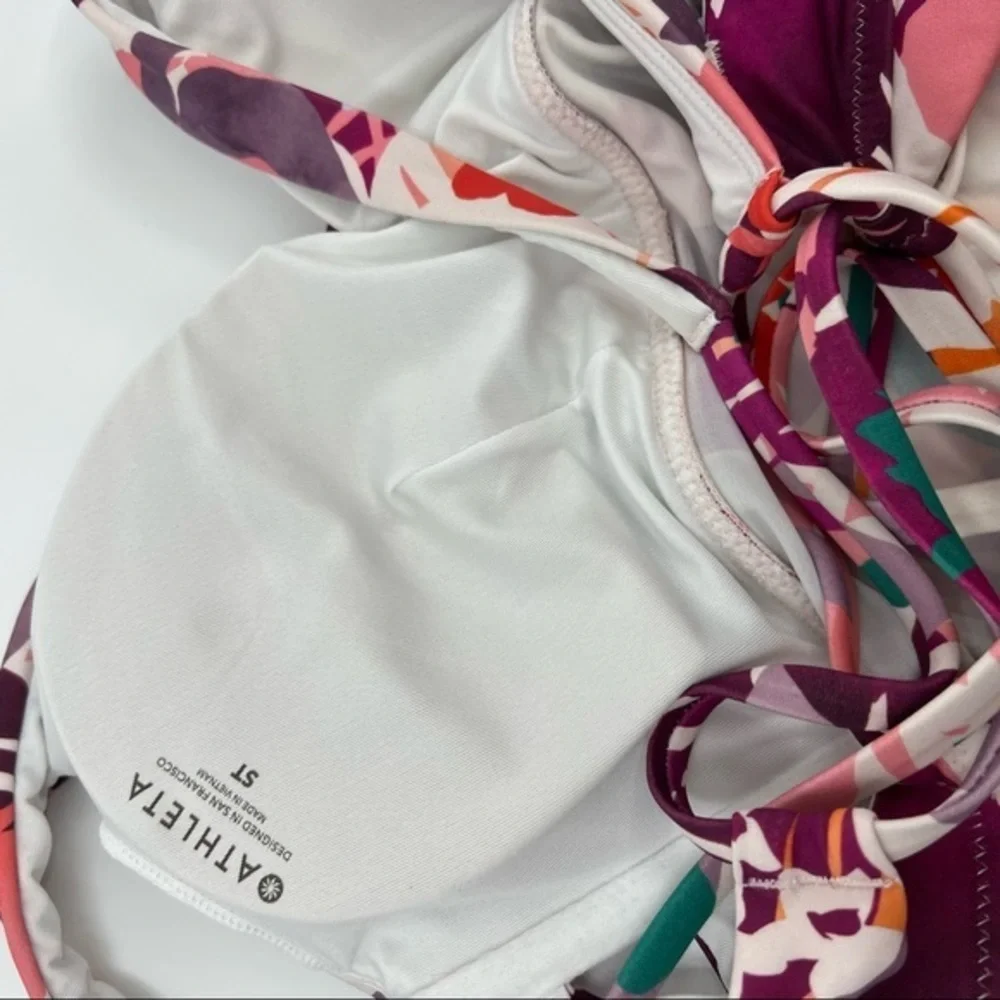 Athleta Small TALL Daybreak Triangle Tankini Top - Picture 8 of 10